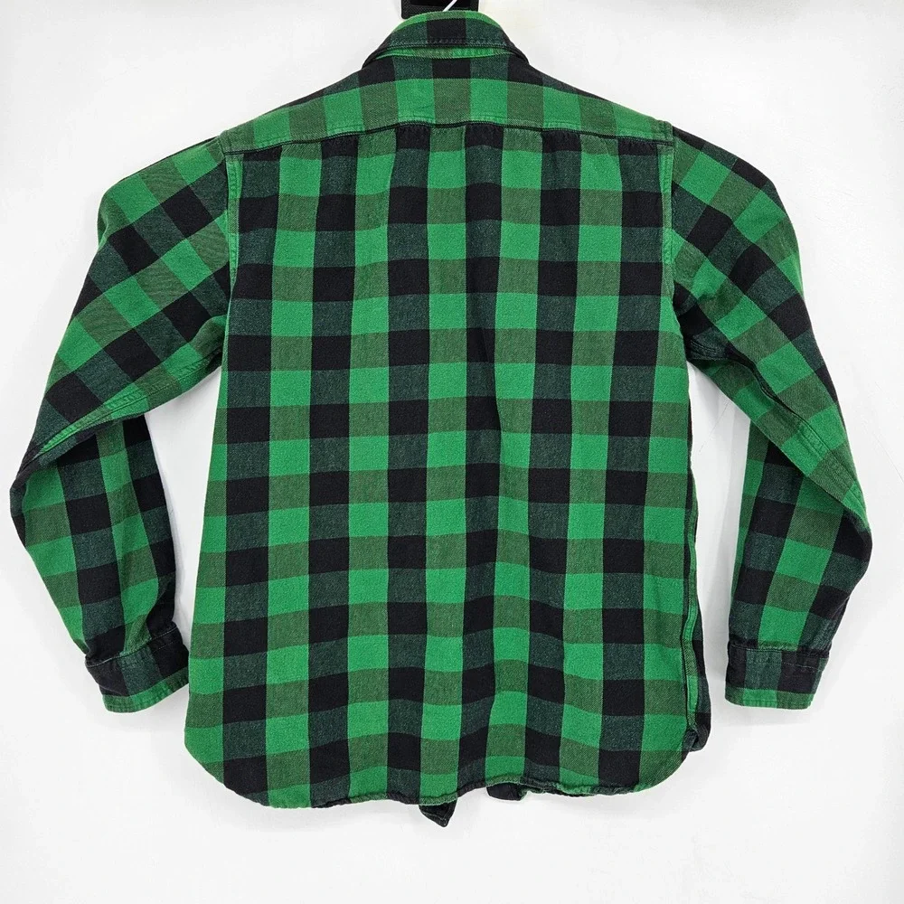 Vintage Polo Ralph Lauren Shirt Mens Medium‎ Button Up Flannel Checkered Rare